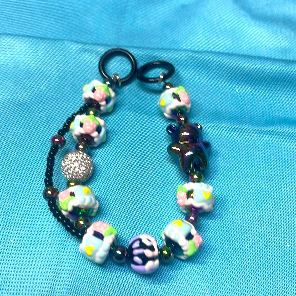 BLING Cell Phone Wristlet *comes With Plastic Piece to Attach To Your Phone